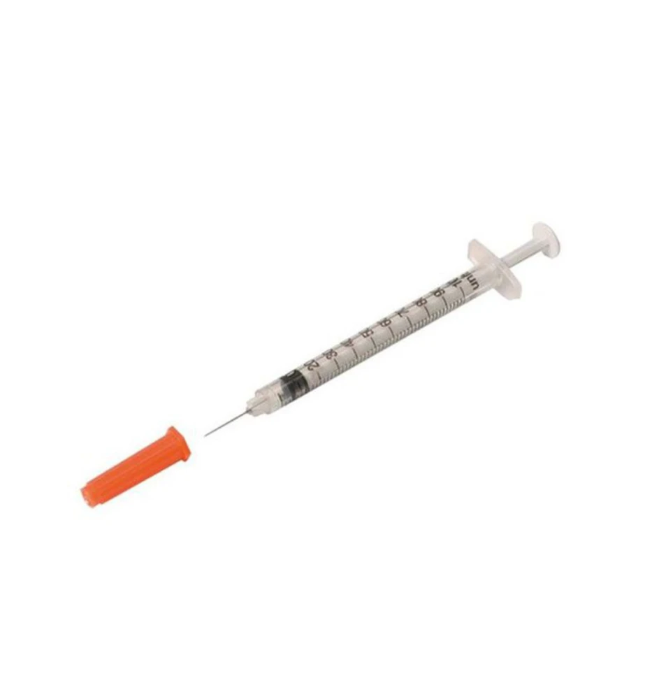 BD Micro-Fine Insulinespuit 1ml 0.33mm 13mm - 200 Stuks 1 BD Micro-Fine Insulinespuit 1ml 0.33mm 13mm - 200 Stuks