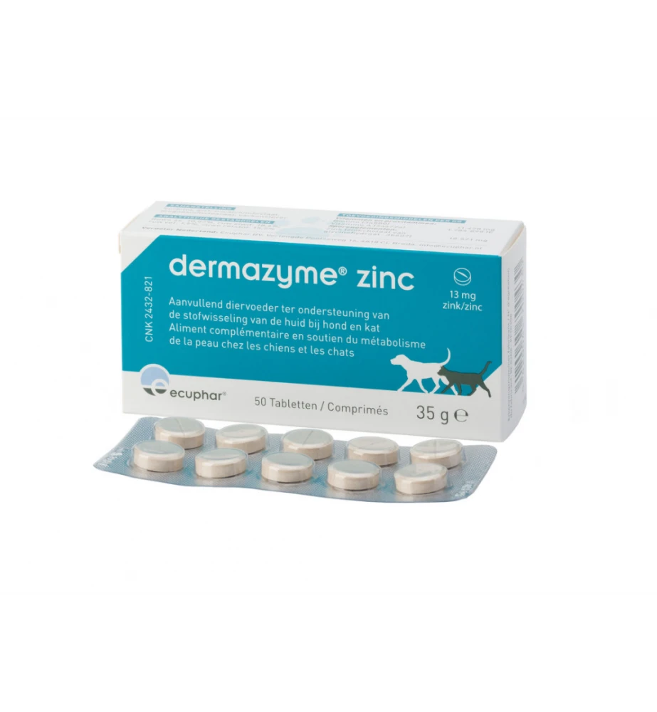 Dermazyme Zinc - 50 Tabletten 1 Dermazyme Zinc - 50 Tabletten