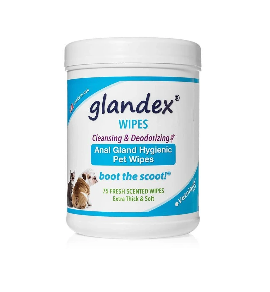 Glandex Cats & Dogs - 24 Wipes (doekjes) 1 Glandex Cats & Dogs - 24 Wipes (doekjes)