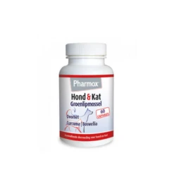 Pharmox Groenlipmossel Hond & Kat - 60 Capsules