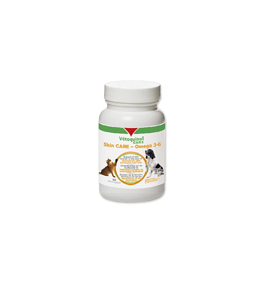Vetoquinol Vétoquinol Care Skin Care Omega 3-6 - 90 Capsules 1 Vetoquinol Vétoquinol Care Skin Care Omega 3-6 - 90 Capsules