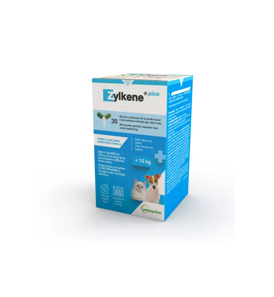 Vetoquinol Zylkene Plus 75 Mg Hond & Kat (-10 Kg) - 30 Capsules 2 Vetoquinol Zylkene Plus 75 Mg Hond & Kat (-10 Kg) - 30 Capsules - Afbeelding 2